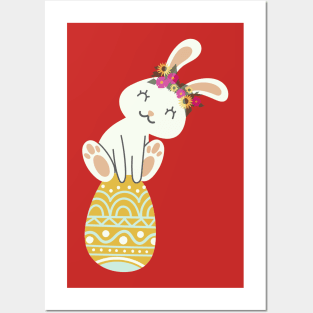 Lucky bunny Posters and Art